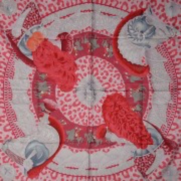 HERMES  Silk Casques et Plumets Scarf 90 - Picture 1 of 6